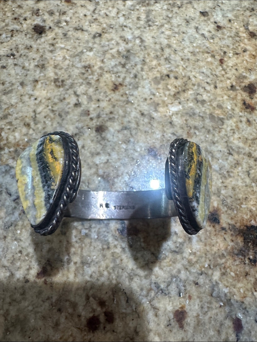 Bumblebee Jasper cuff
